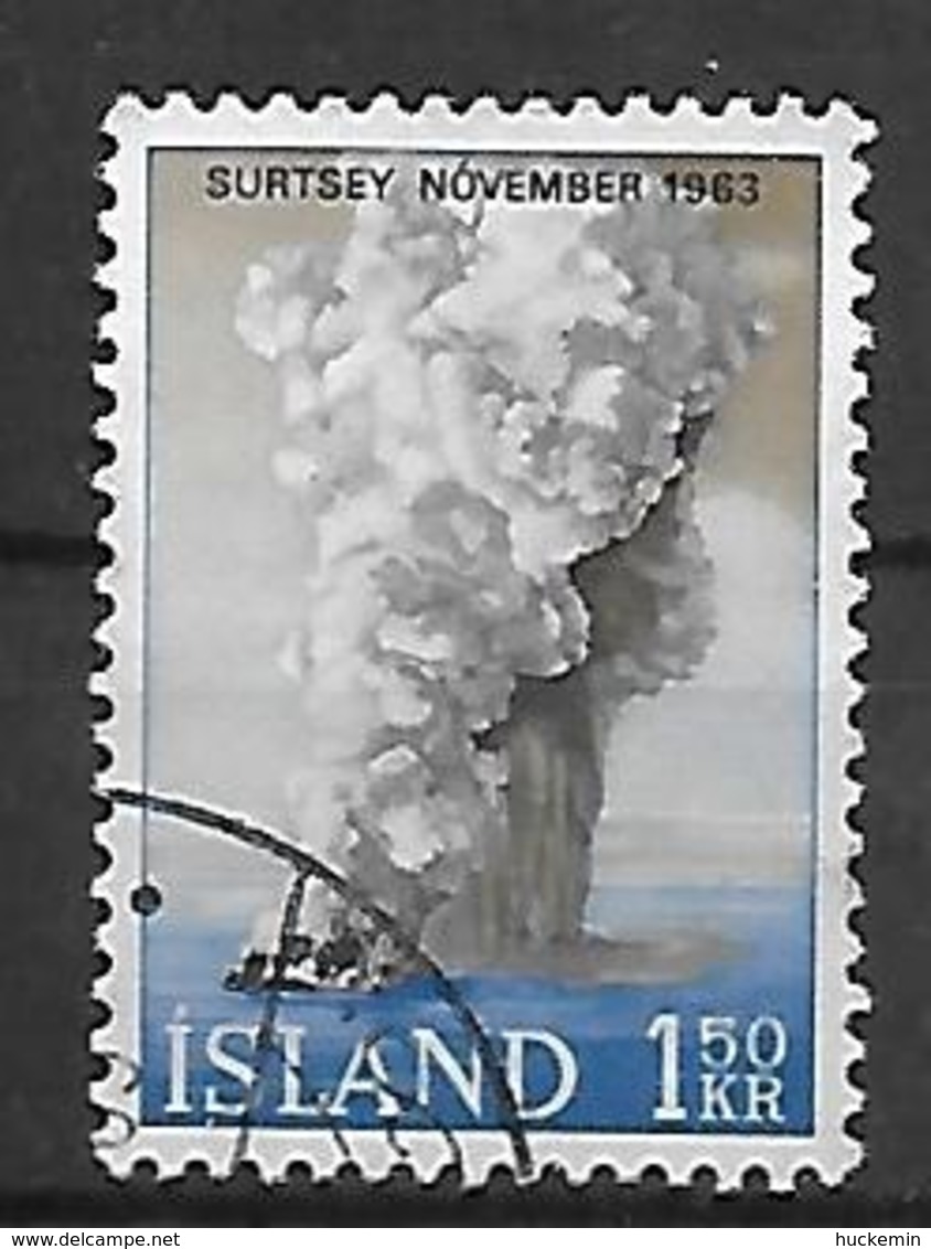 Island  1965  Mi 392  Neue Insel Surtsey  Gestempelt - Oblitérés