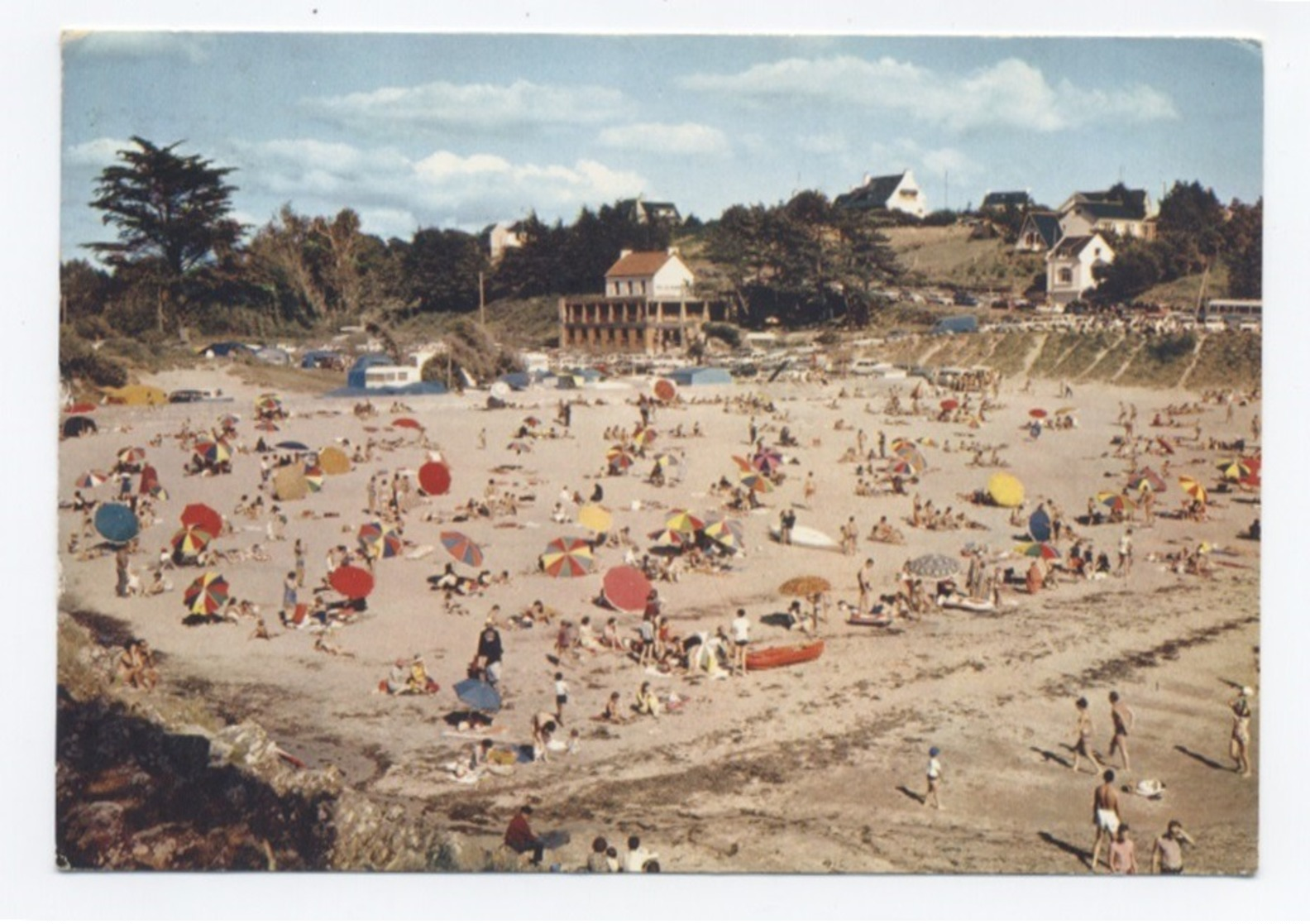 29-- MOELAN SUR MER - La Plage De Kerfany  1970--RECTO/VERSO - B67 - Moëlan-sur-Mer