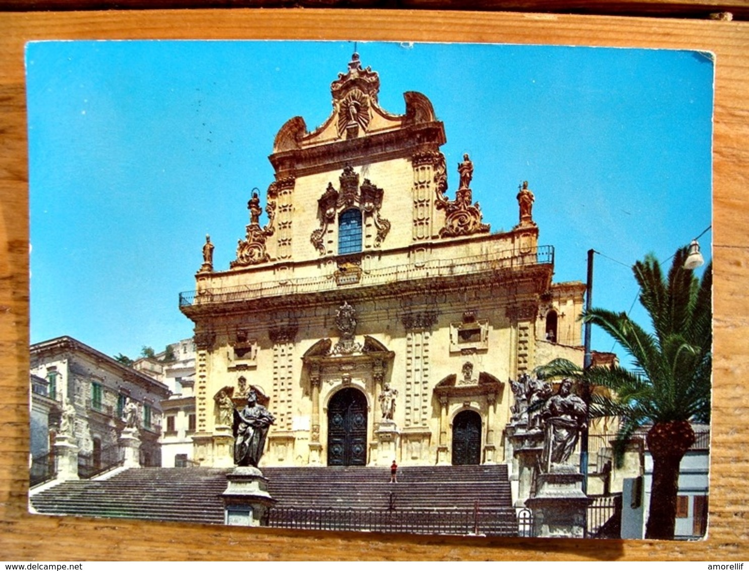 (FG.Y32) MODICA - CHIESA DI SAN PIETRO (RAGUSA) Viaggiata 1970 - Modica