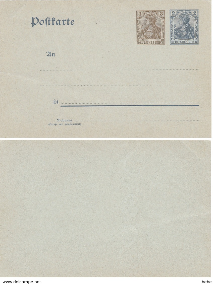 2 ENTIERS CARTES POSTAL NEUF - Briefe U. Dokumente