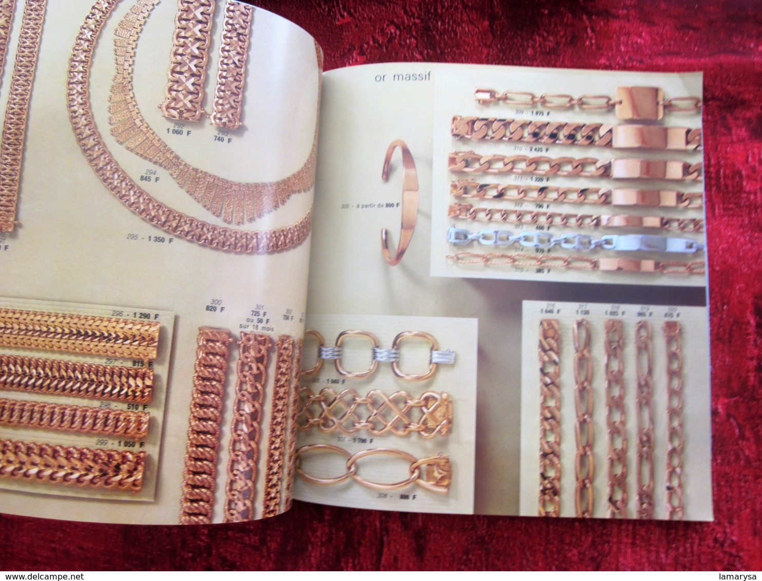 CATALOGUE PUBLICITAIRE PELLEGRIN JOAILLER MARSEILLE 1970  Bijoux -Montres -Colliers -Bagues-Publicité Vintage - Other & Unclassified