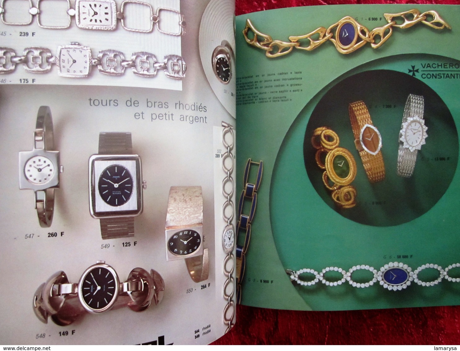 CATALOGUE PUBLICITAIRE PELLEGRIN JOAILLER MARSEILLE 1970  Bijoux -Montres -Colliers -Bagues-Publicité Vintage