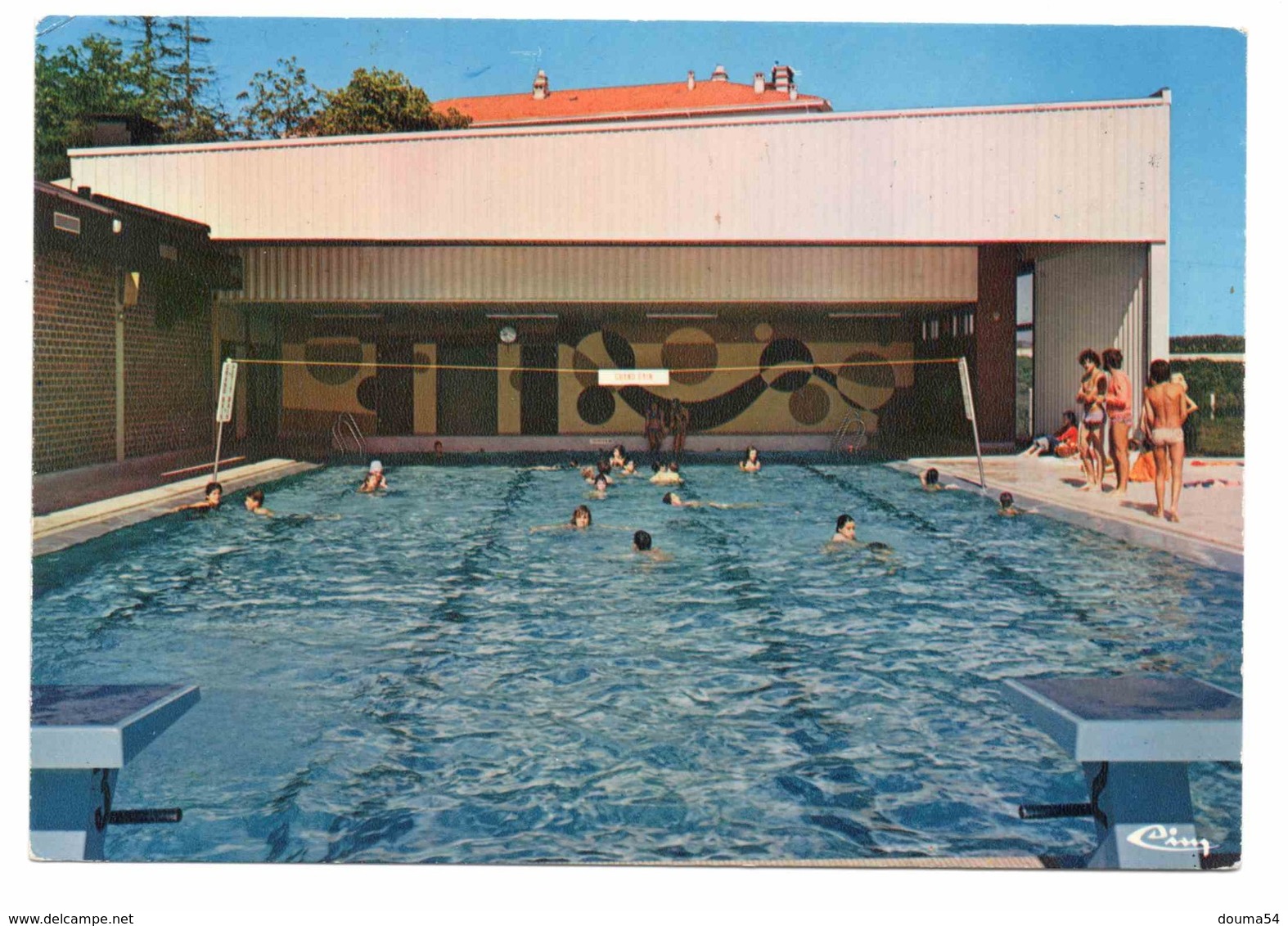 26 - CHATEAUNEUF DE GALAURE - La Piscine Municipale (Architecte Le Chevrel Charles) - Autres & Non Classés