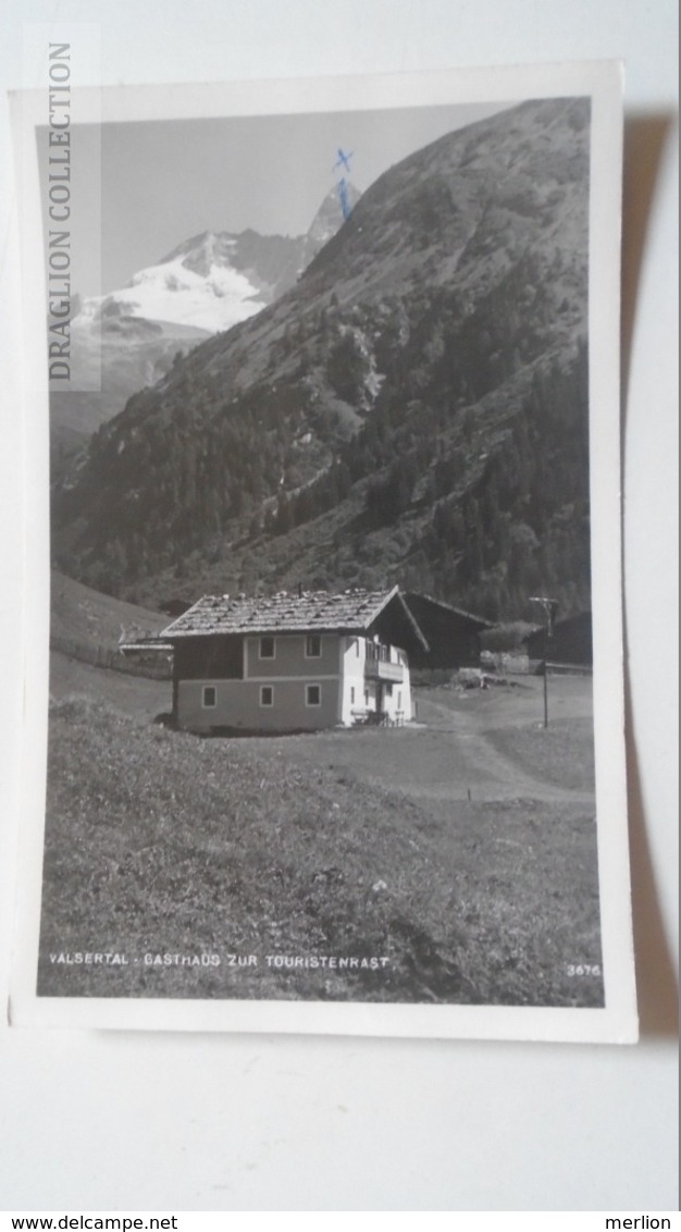 D167250  Austria   Tirol -  Valsertal - Gasthaus Zur Touristenrast / Verlag Much Heiss Nachf. PU 1958 - Steinach Am Brenner