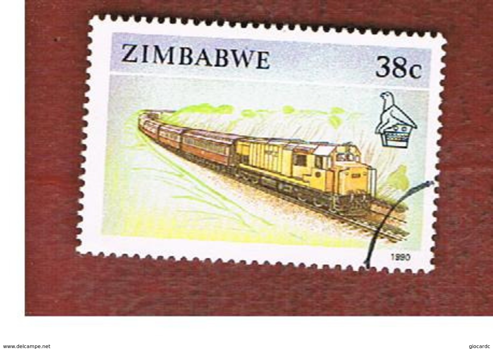 ZIMBABWE  -  SG 782 -  1990  TRANSPORTS: DIESEL TRAIN     - USED ° - Zimbabwe (1980-...)