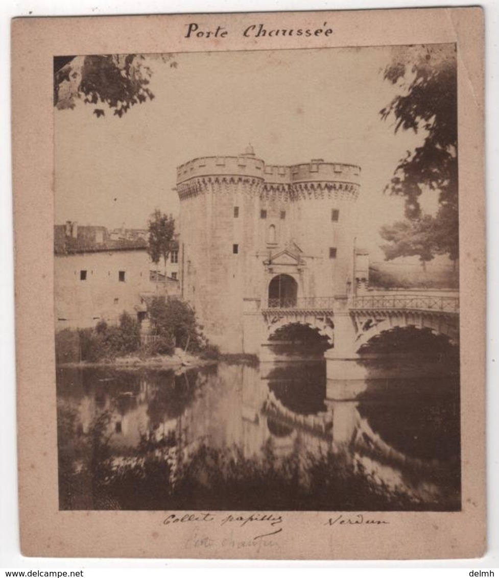 Photo Originale XIXème VERDUN Porte Chaussée - Anciennes (Av. 1900)