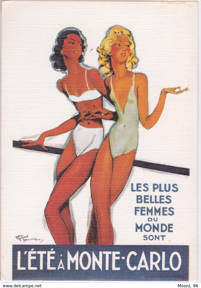 CPSM MONACO - LES PLUS BELLES FEMMES DU MONDE SONT L ETE A MONTE CARLO - Colecciones & Lotes