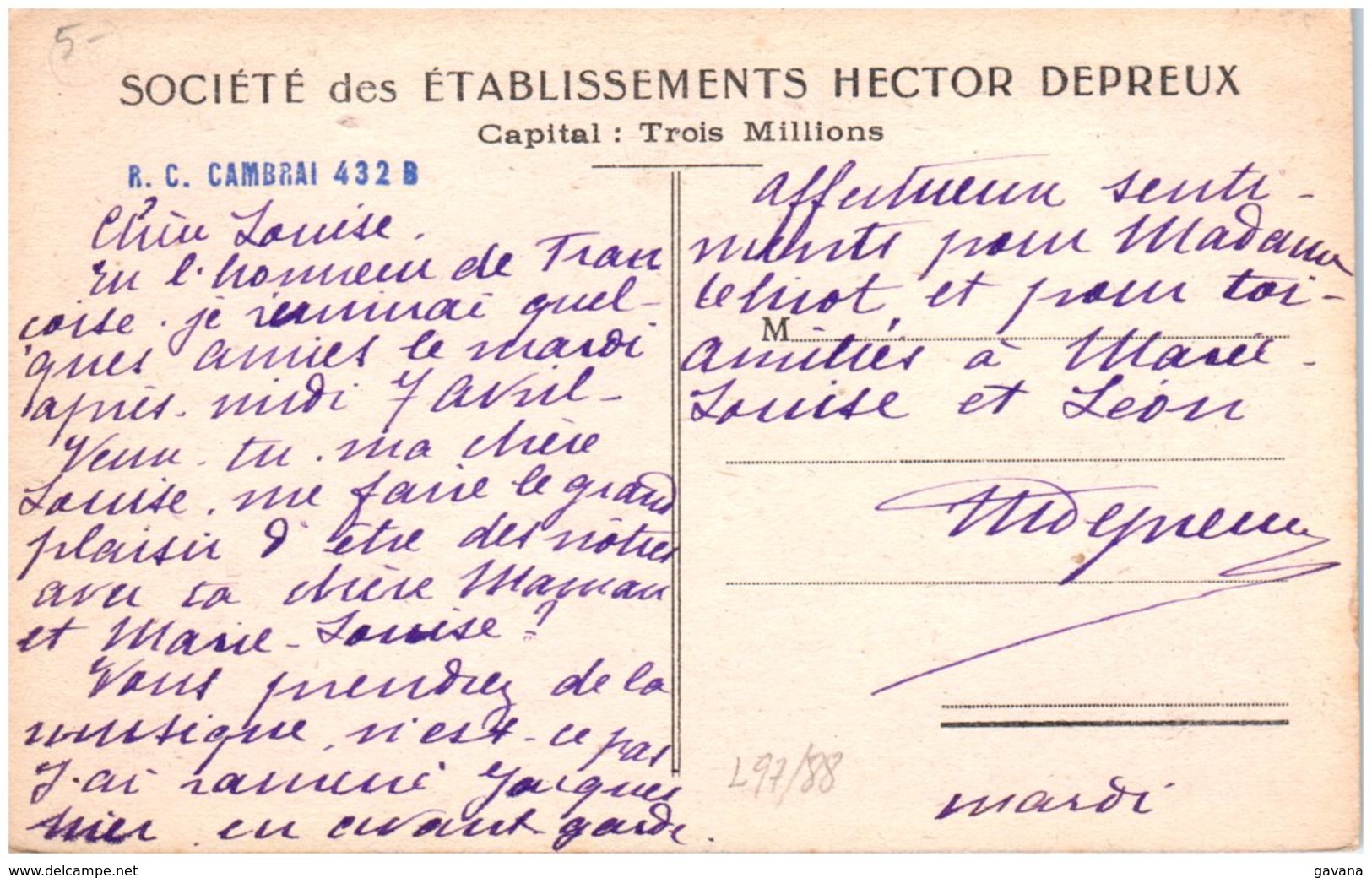 88 Usines Du VAL D'AJOL - Etablissements Hector Depreux - Other & Unclassified