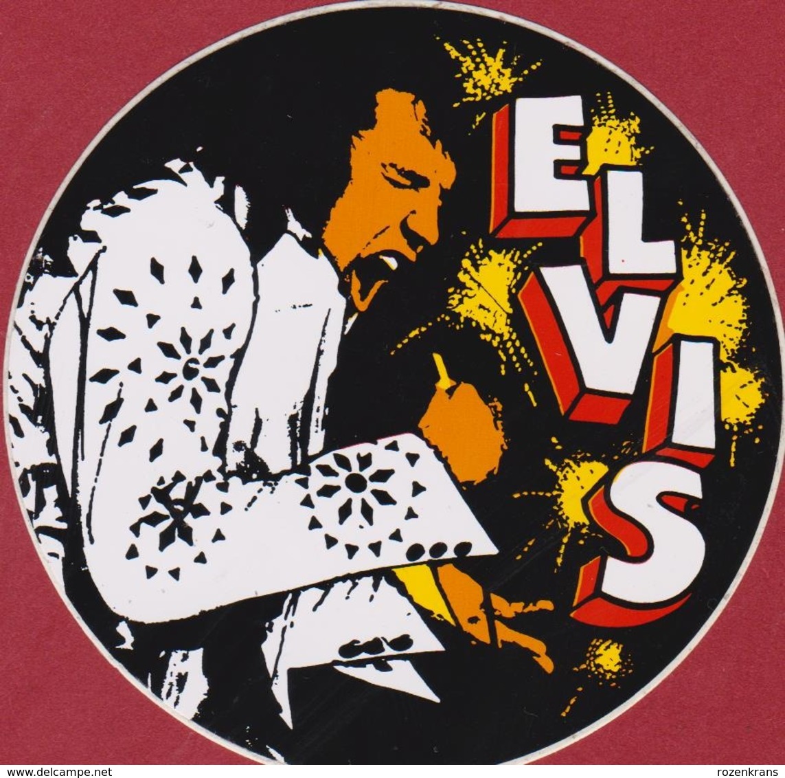 Sticker Autocollant Artist Singer Chanteur Elvis Presley Aufkleber Adesivo - Aufkleber