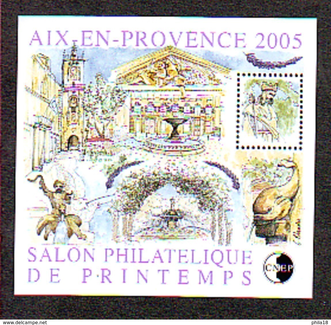 FRANCE BLOC CNEP N° 43 ** SALON PRINTEMPS 2005 AIX EN PROVENCE - CNEP