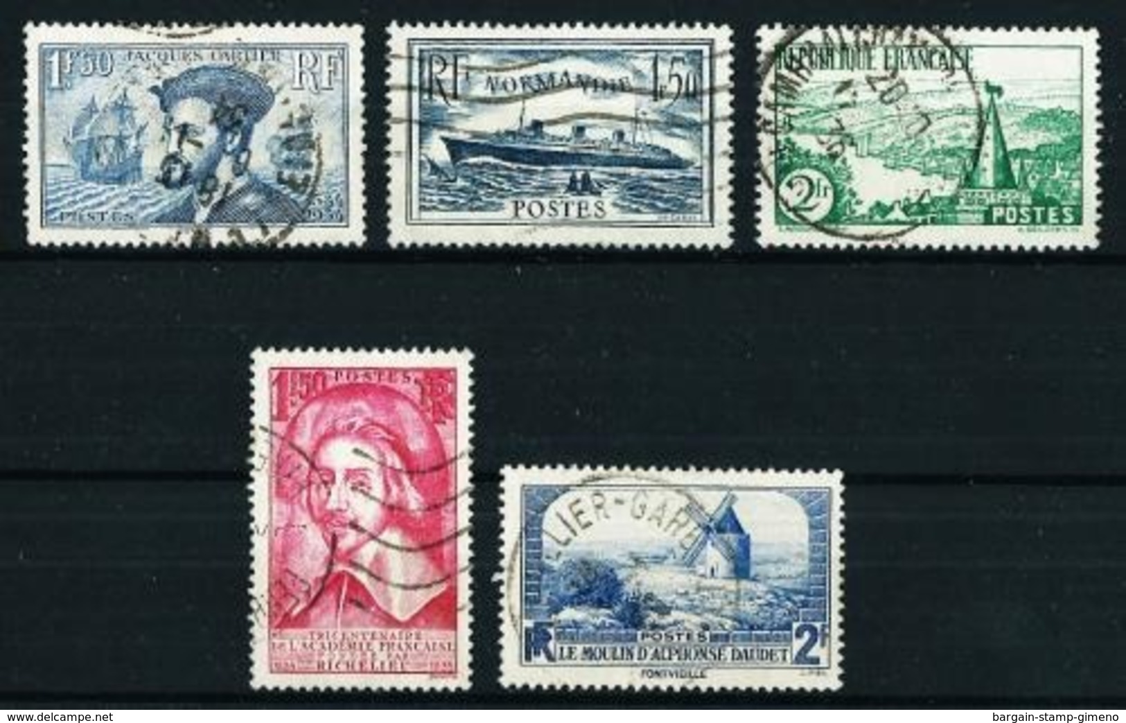 Francia Nº 297-299-301-305-311 Usado - Used Stamps