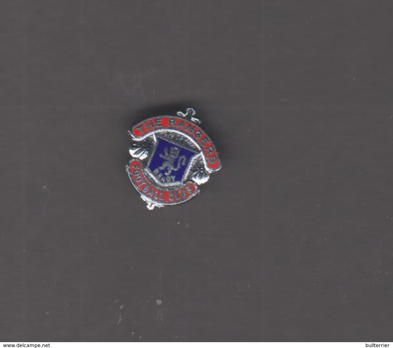 GLSGOW RANGERS FC - ARMS TYPE  METAL BADGE ,FINE CONDITION, OVER 50 YEARS OLD - Football