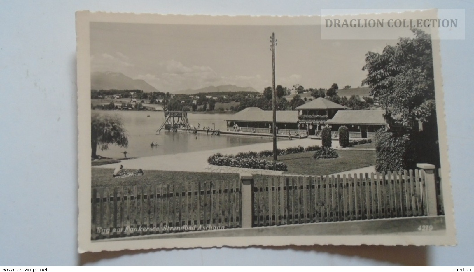 D167265     Austria    Kärnten  - EGG Am Faakersee Strandhotel Aschgan Mit Strandbad  PU 1953 - Faakersee-Orte