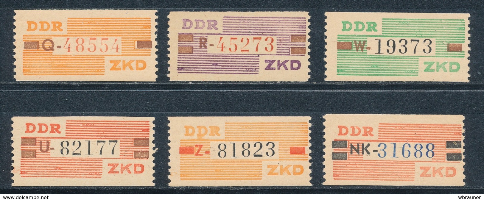 DDR Dienstmarken B V - X ** Geprüft Weigelt Mi. 30,- - Sonstige & Ohne Zuordnung