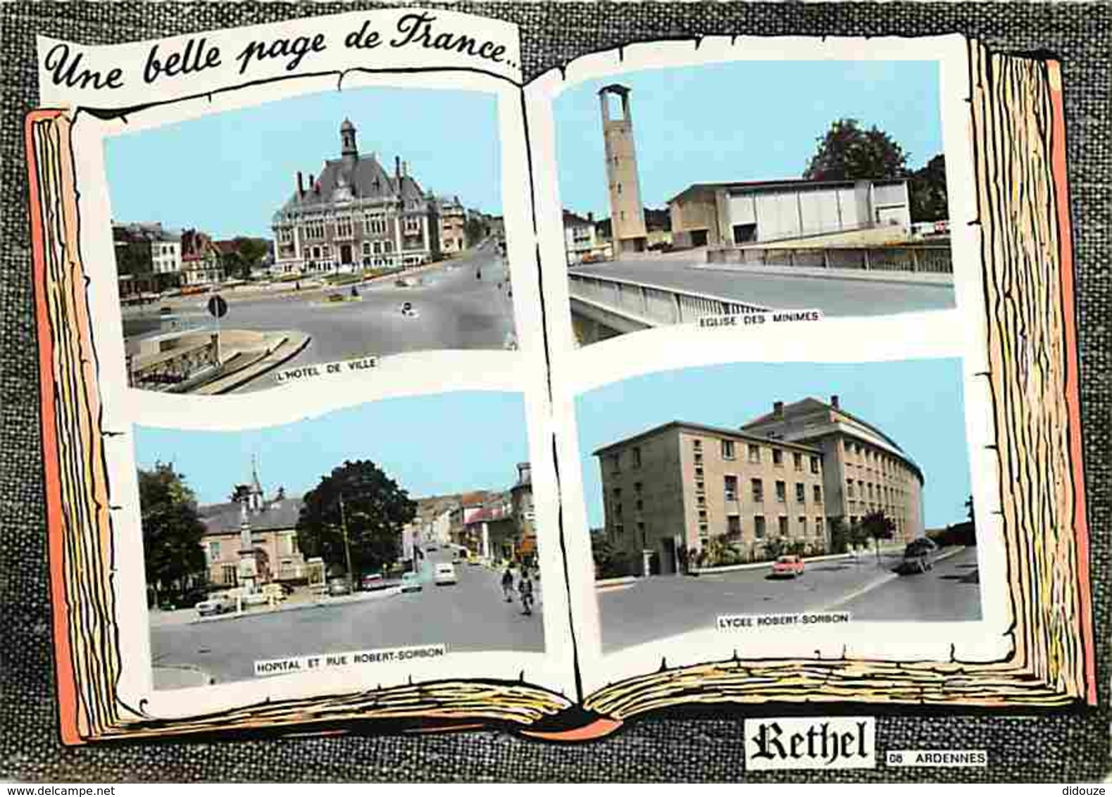 08 - Rethel - Multivues - Automobiles - Voir Scans Recto-Verso - Rethel