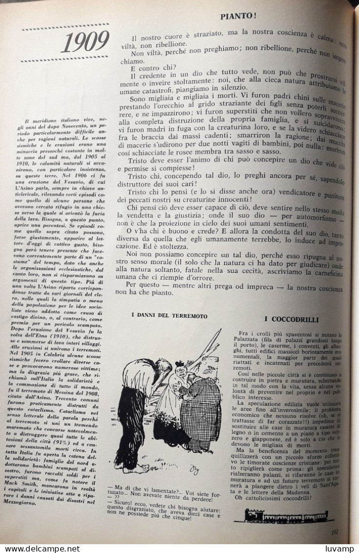 L'ASINO-è IL POPOLO DI PODRECCA E GALANTARA - PAG 430 DEL 1970 ( CART 72) - Storia