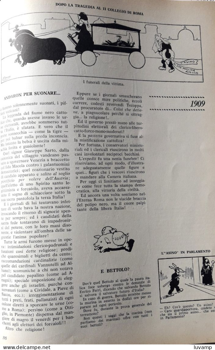 L'ASINO-è IL POPOLO DI PODRECCA E GALANTARA - PAG 430 DEL 1970 ( CART 72) - Histoire