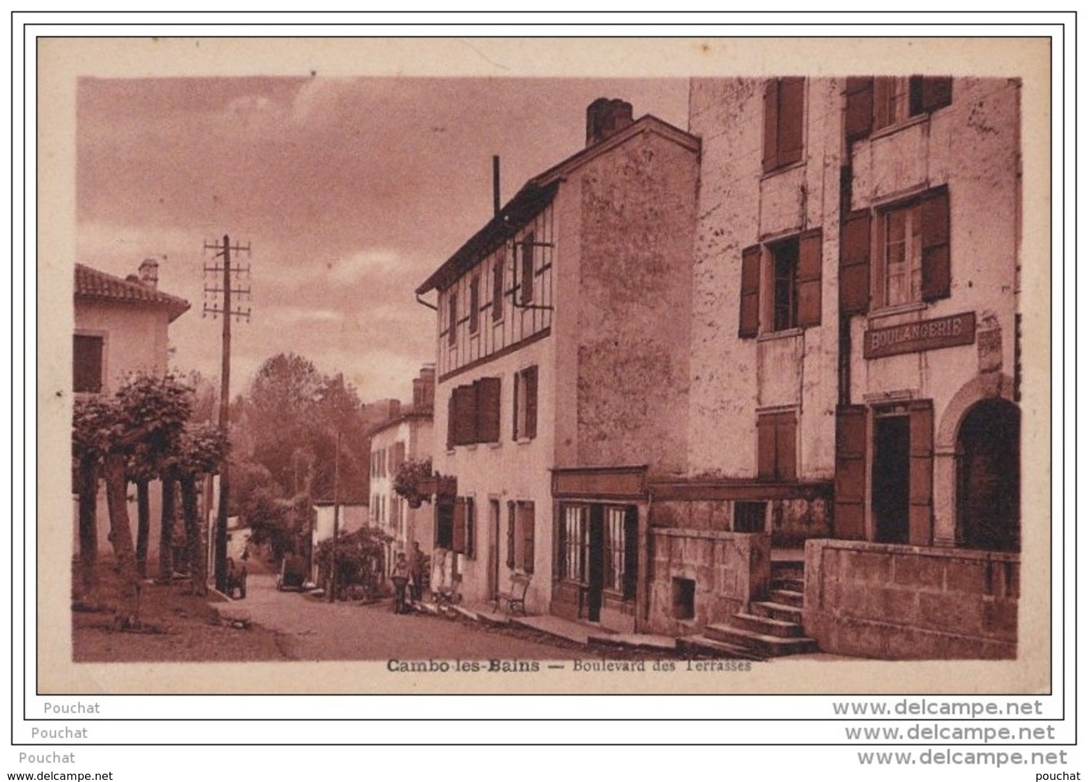 64) CAMBO  LES  BAINS - Boulevard Des Terrasses - Cambo-les-Bains