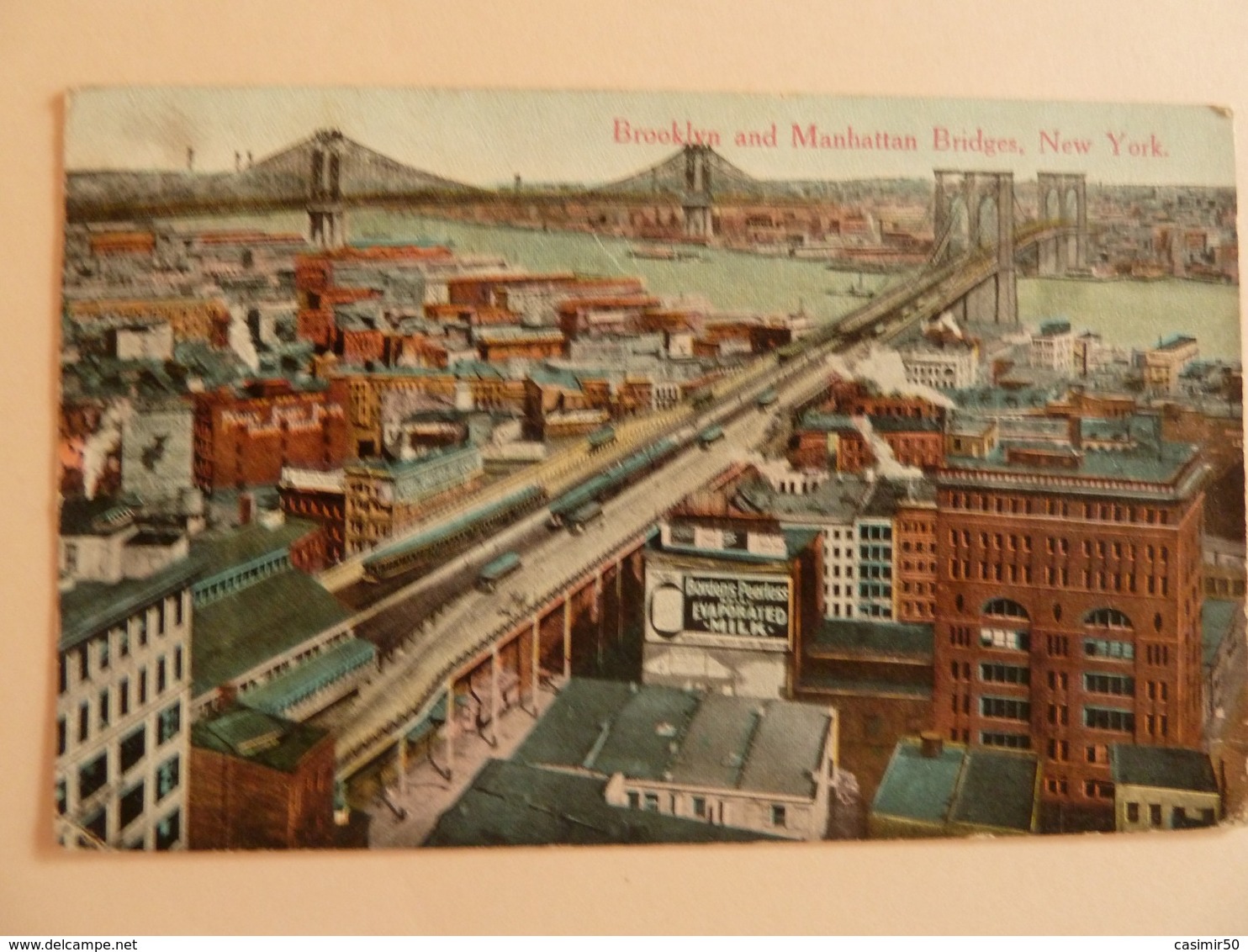 BROOKLYN AND MANHATTAN BRIDGES NEW YORK - Brooklyn