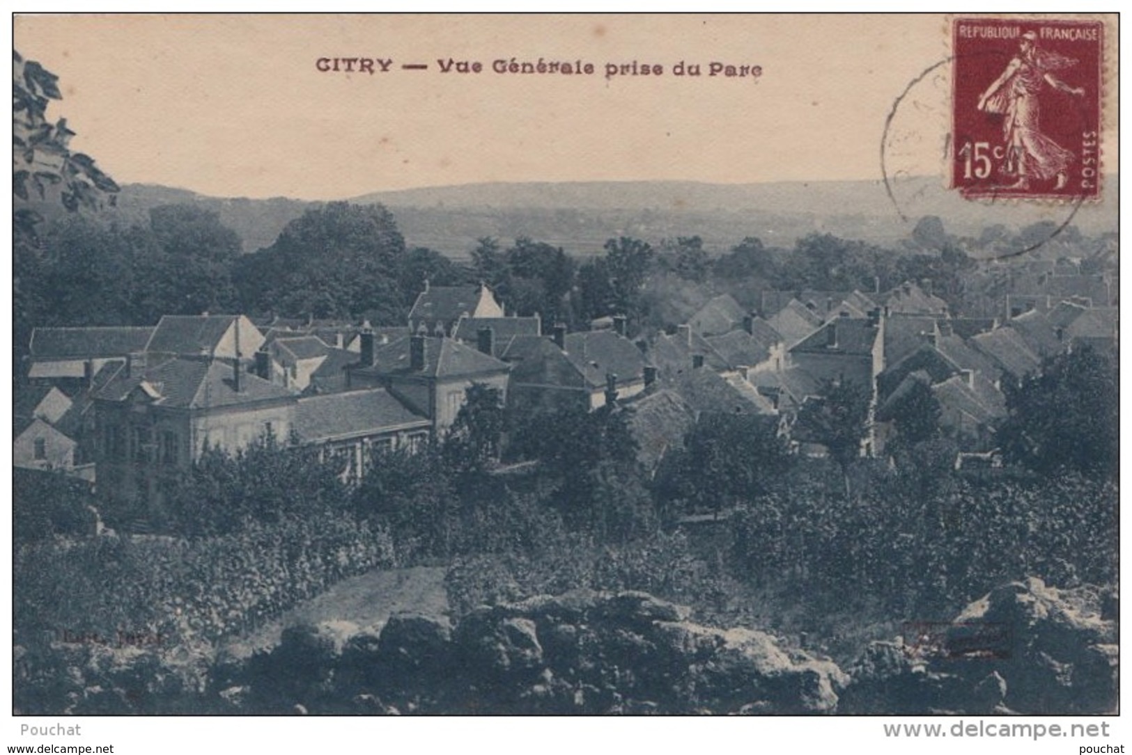 A26 - 77) CITRY  (SEINE ET MARNE)  VUE GENERALE PRISE DU PARC - Autres & Non Classés