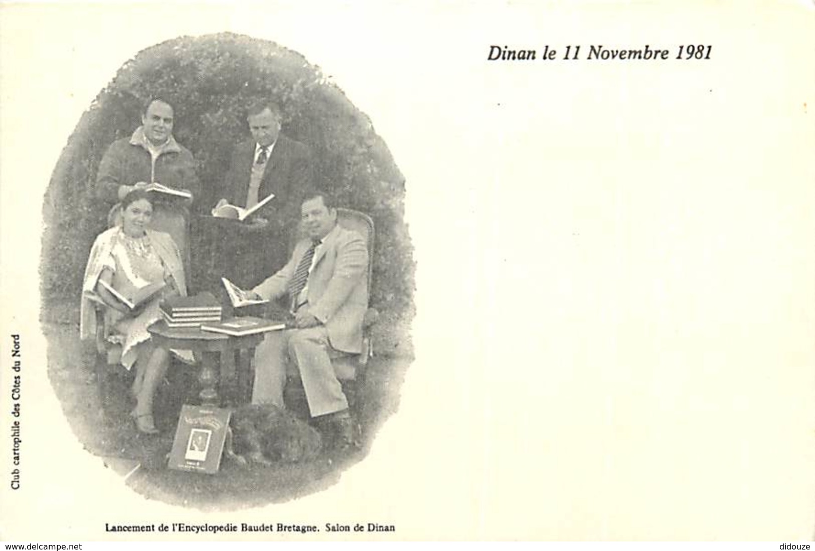 22 - Dinan - Lancement De L'Encyclopédie Baudet Bretagne. Salon De Dinan - Carte Neuve - Voir Scans Recto-Verso - Dinan