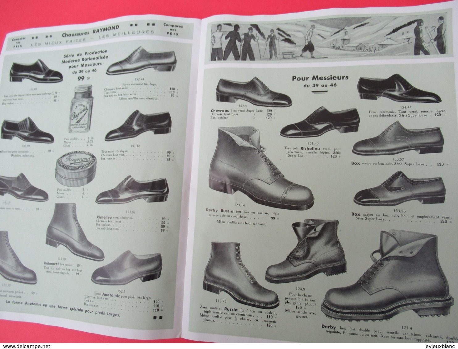 Catalogue-Tarif/ Habillement/ Chaussures/ Chaussures RAYMOND/Limoges - Poitiers/Chausse le Monde entier/1932   CAT254
