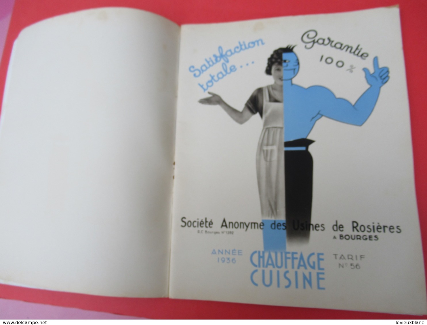 Catalogue-Tarif/ Fonderie/ Chauffage-Cuisine/ FONDERIES de ROSIERES/Bourges/ 1936   CAT255