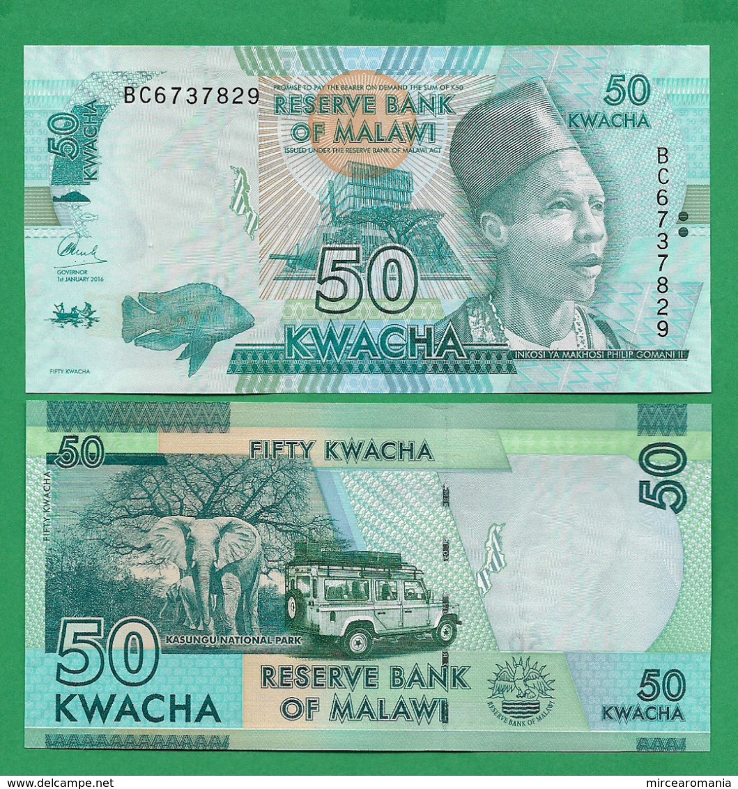 MALAWI - 50 KWACHA - 2016 - UNC - Malawi