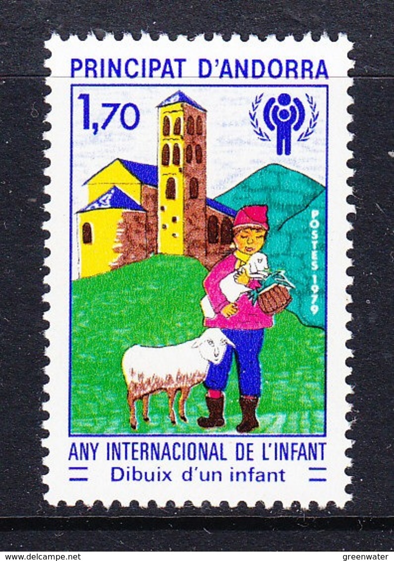 Andorra Fr. 1979 Year Of The Child 1v ** Mnh (44554I) - Ongebruikt