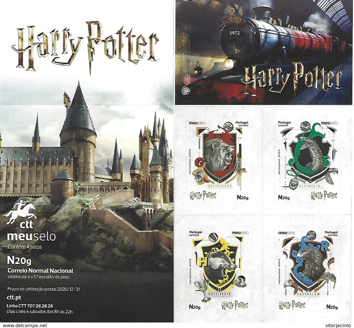 PORTUGAL - Harry Potter 2019 - Self Adhesive Stamps - Neufs
