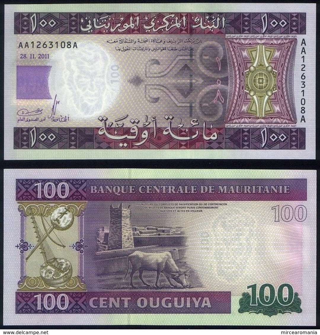 MAURITANIA - 100 OUGUIYA – 2011 –UNC - Mauritania