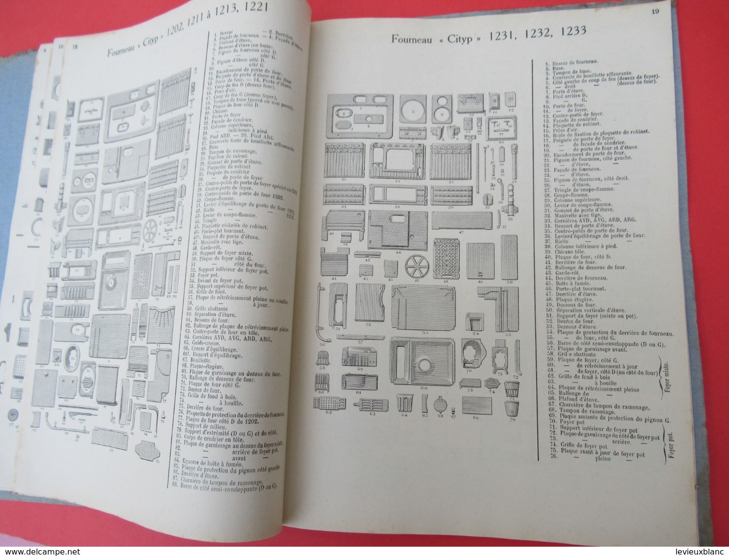 Catalogue/Piéces Rechange/appareils Chauffage Et Cuisine/Fonderies ROSIERES/Bourges/ Vers 1930    CAT258 - Andere & Zonder Classificatie