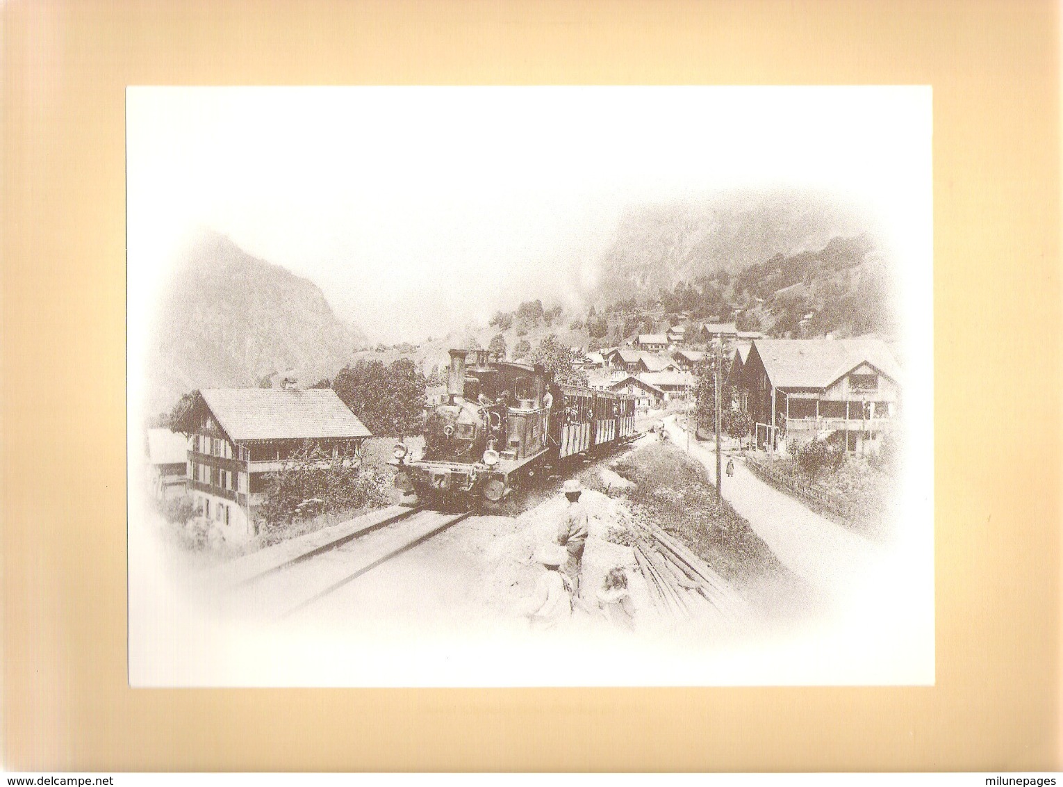 Schweiz SUISSE Zur Erinnerung An Die Eröffnung Der Berner Oberland Bahnen Vor 100 Jahren Port-Folio 8 Grandes Repro - Europe