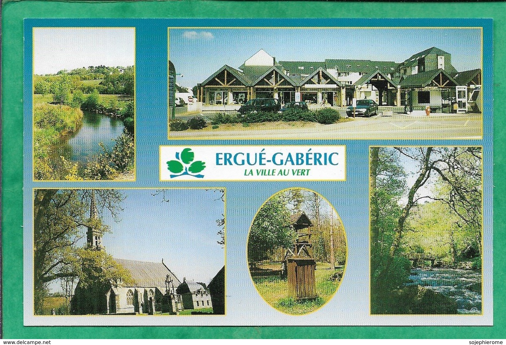 Ergué-Gabéric (29) Chapelle Notre-Dame De Kerderot Centre Commercial Stangala 2scans - Ergué-Gabéric