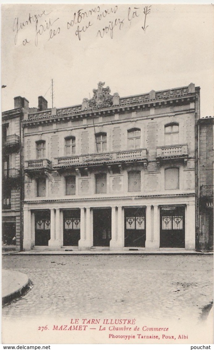 T11- 81) MAZAMET (TARN)  LA CHAMBRE DE COMMERCE  - (2 SCANS) - Mazamet