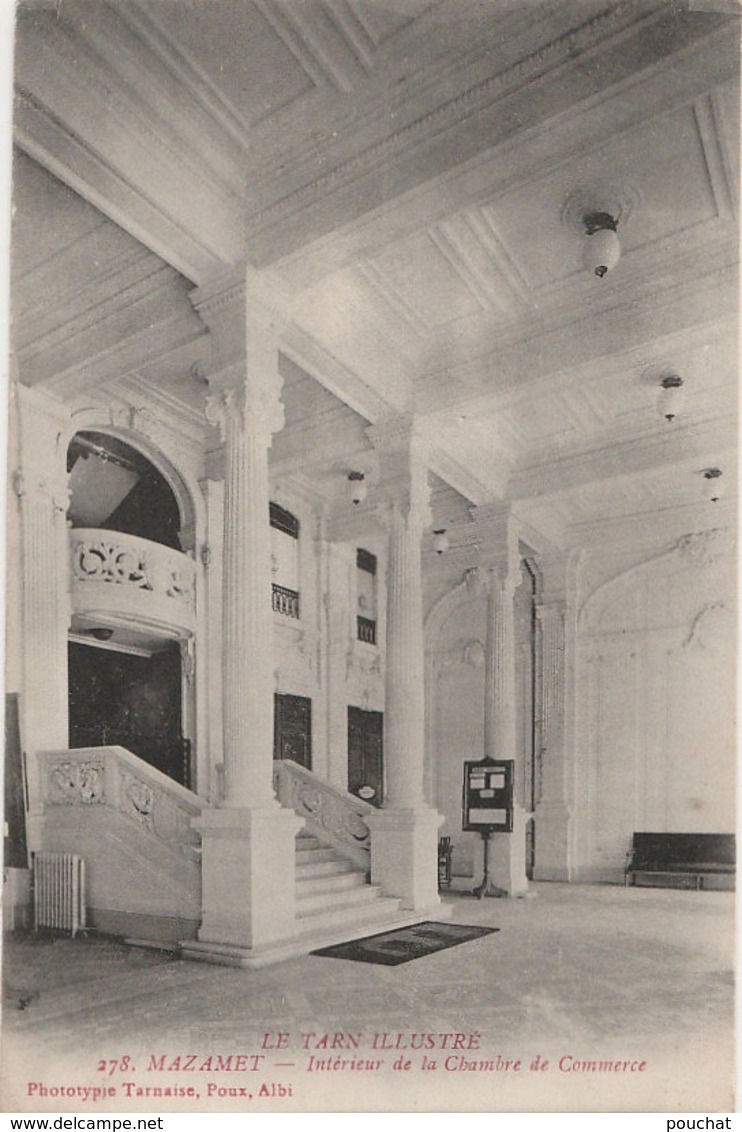 T11- 81) MAZAMET (TARN) INTERIEUR DE  LA CHAMBRE DE COMMERCE  - (2 SCANS) - Mazamet