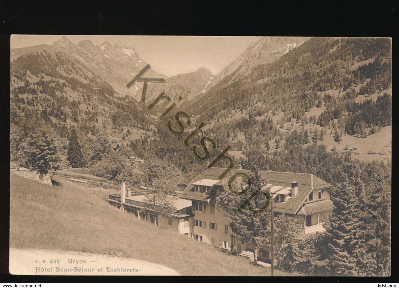 Gryon - Hôtel Beau-Séjour Et Diablerets [AA44 3.844 - Gryon