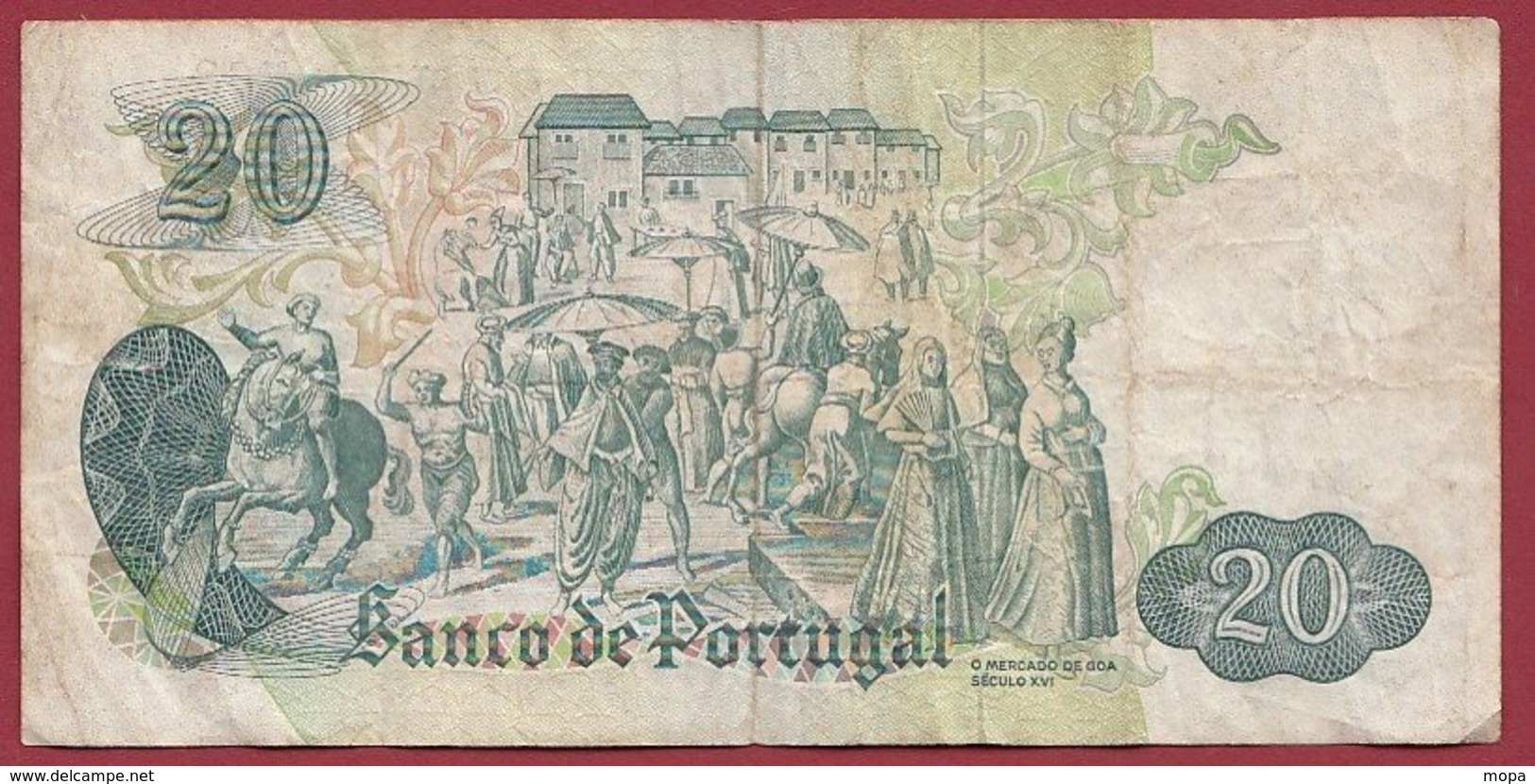 Portugal 20 Escudos Du 27/07/1971  Dans L 'état (16) - Portugal