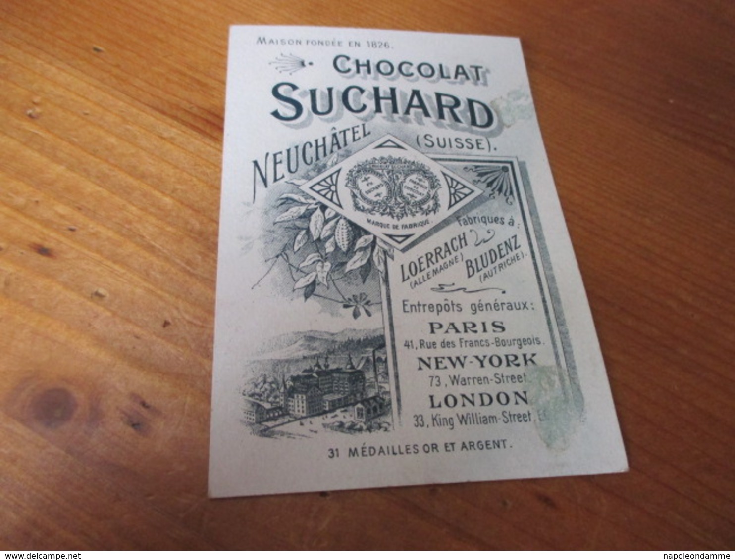 Chromo,Chocolat Suchard - Suchard