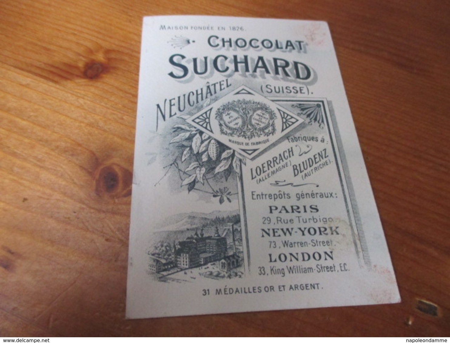 Chromo,Chocolat Suchard - Suchard