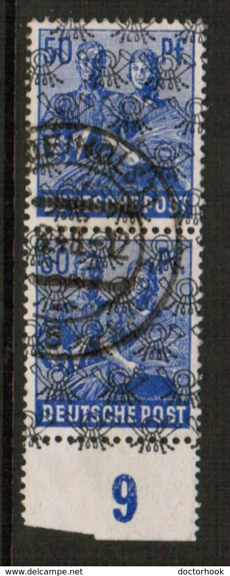 GERMANY  Scott # 629 VF USED IMPRINT PAIR (Stamp Scan # 531) - Other & Unclassified