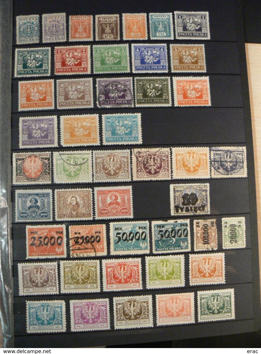 Pologne - Timbres Anciens Neufs Et Oblitérés - Des Séries Complètes - Cote 330 - Collections (without Album)