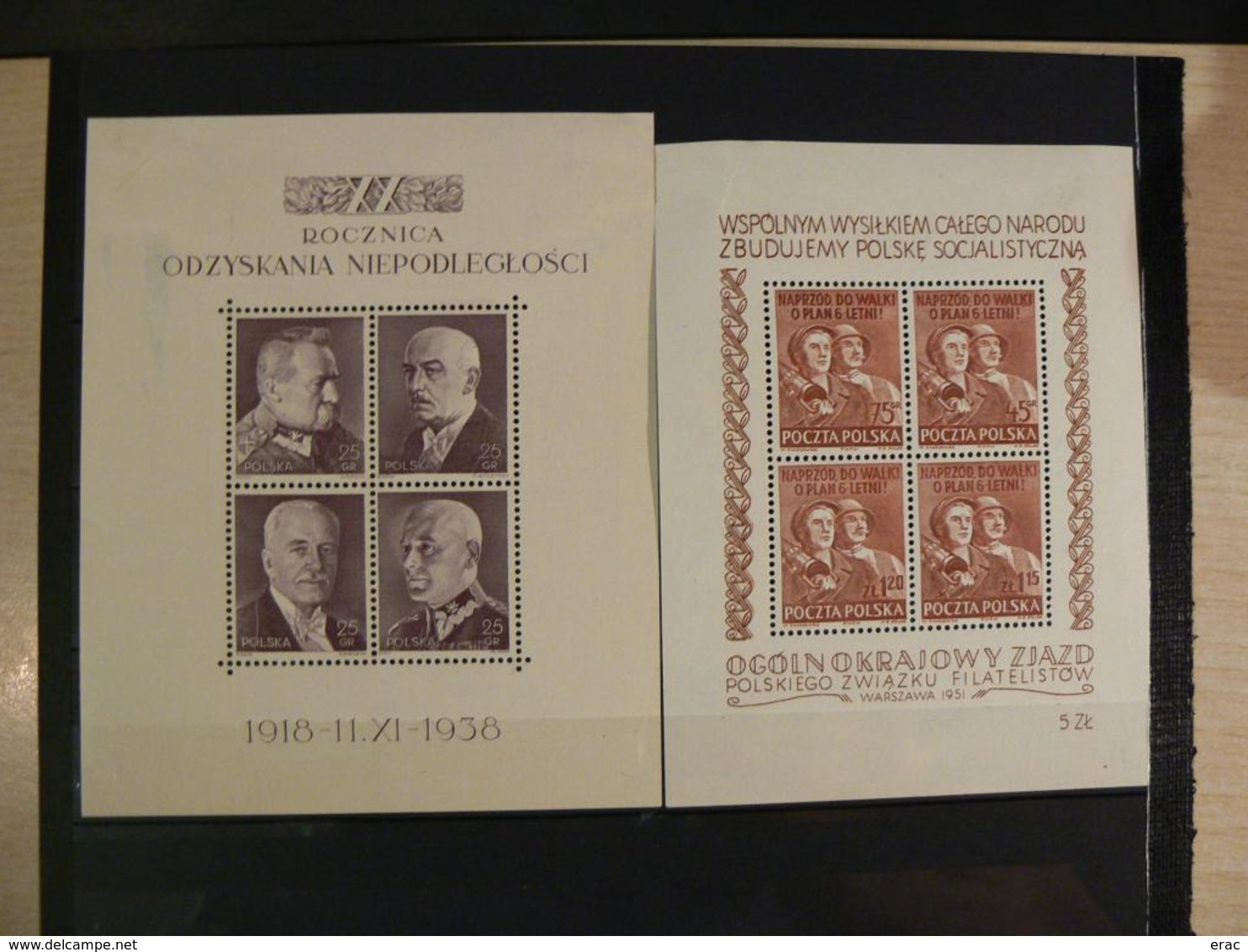 Pologne - Timbres anciens neufs et oblitérés - Des séries complètes - Cote 330