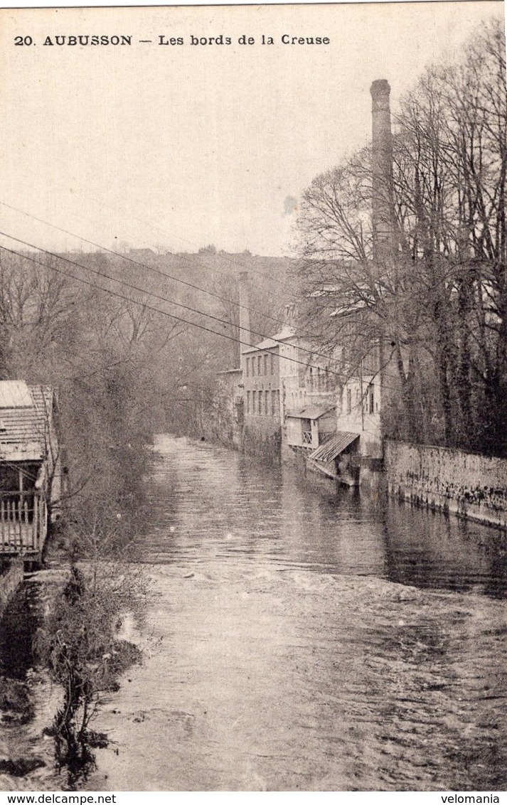 3664 Cpa Aubusson - Les Bords De La Creuse - Aubusson