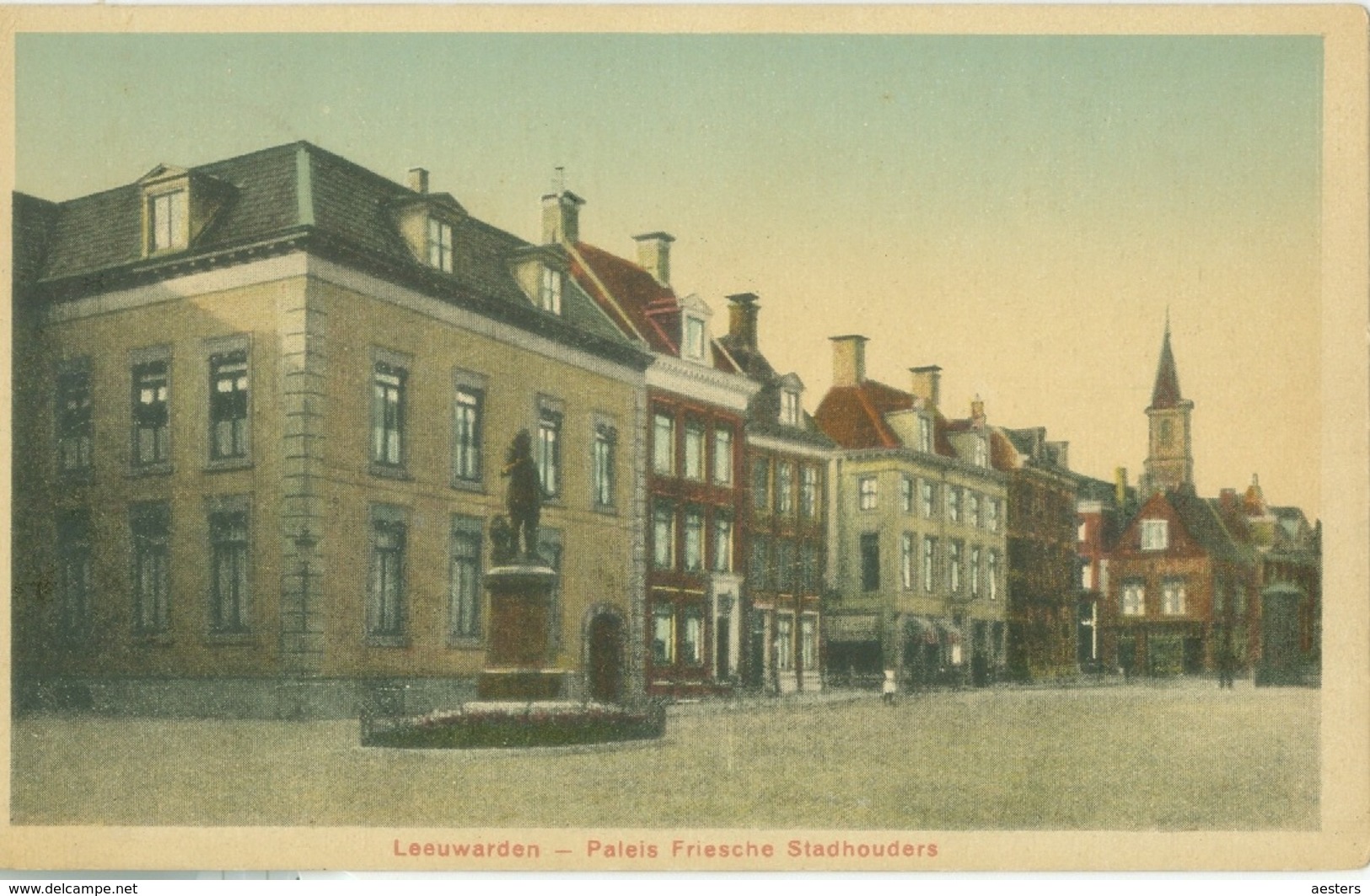 Leeuwarden 1923; Paleis Friesche Stadhouders - Gelopen. (J. Zondervan - Leeuwarden) - Leeuwarden