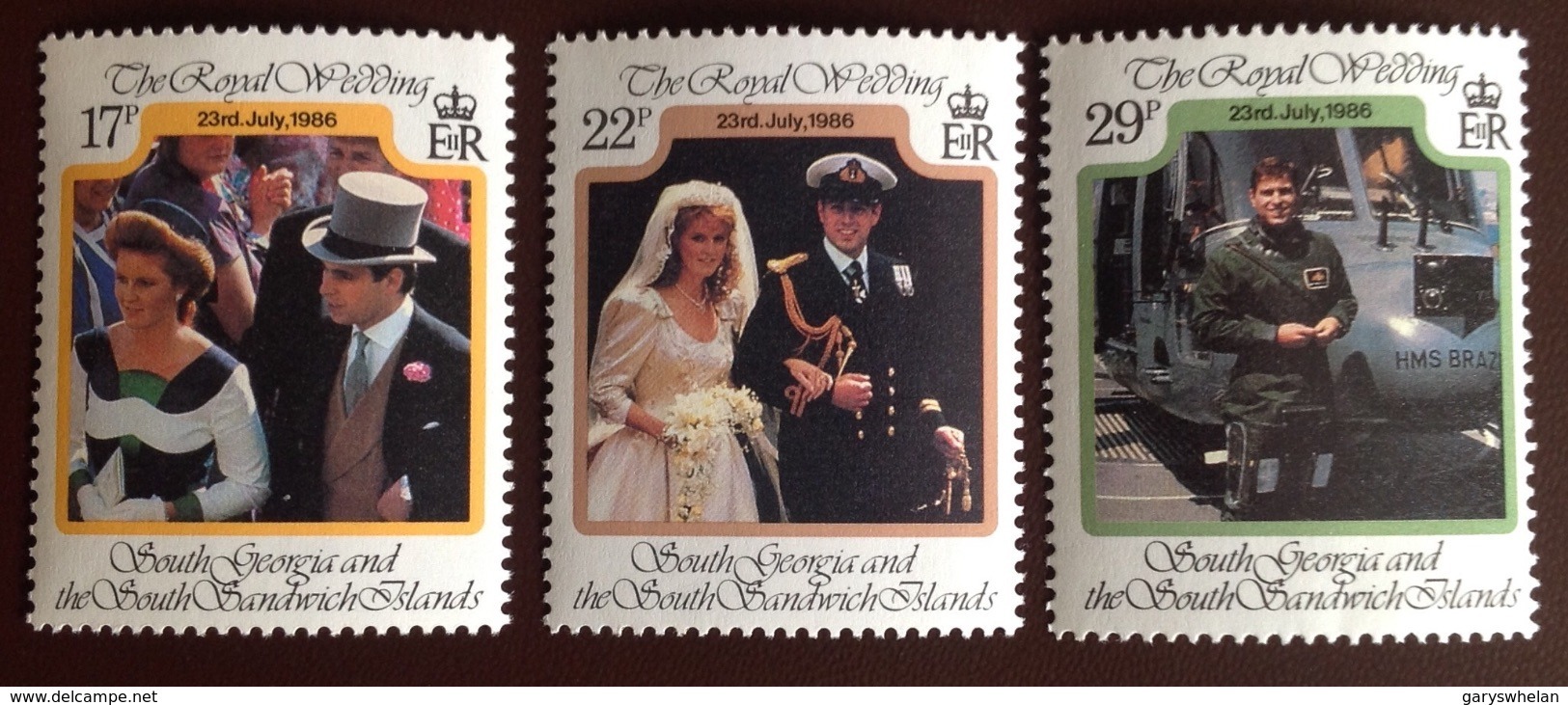 South Georgia 1986 Royal Wedding MNH - Südgeorgien