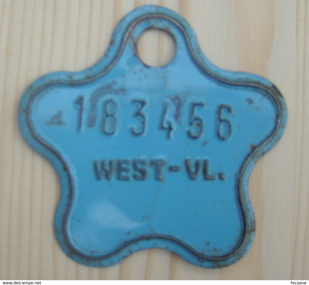 Plaque Vélo Enfant  West - Vl - Plaques D'immatriculation