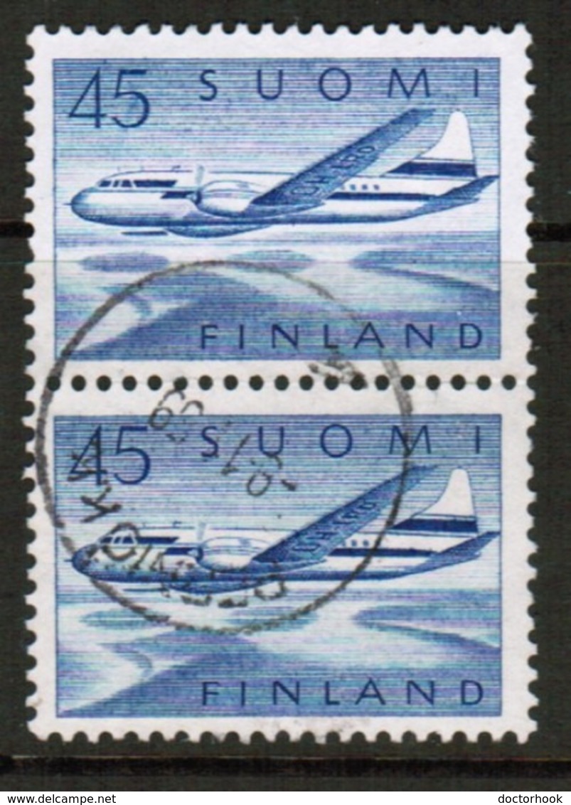 FINLAND  Scott # C 7 VF USED PAIR (Stamp Scan # 531) - Used Stamps