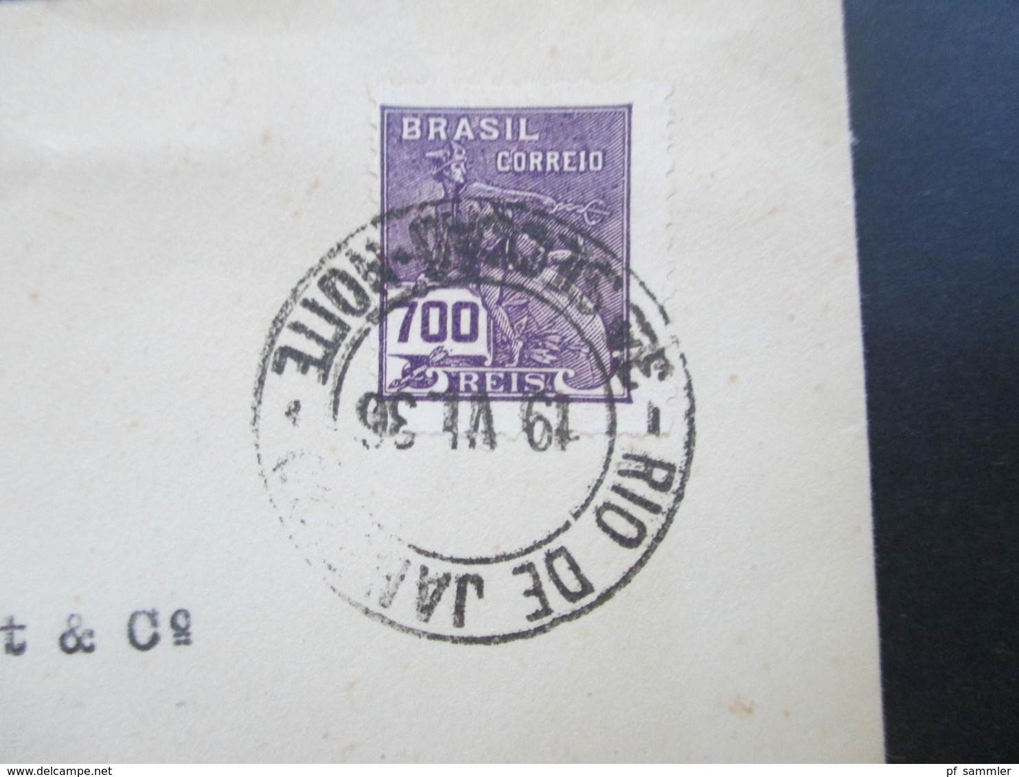 Brasilien 1936 Beleg Vom Oesterreichisches Generalkonsulat (Consulado Geral Da Austria) Rio De Janeiro Caixa Postal 757 - Brieven En Documenten