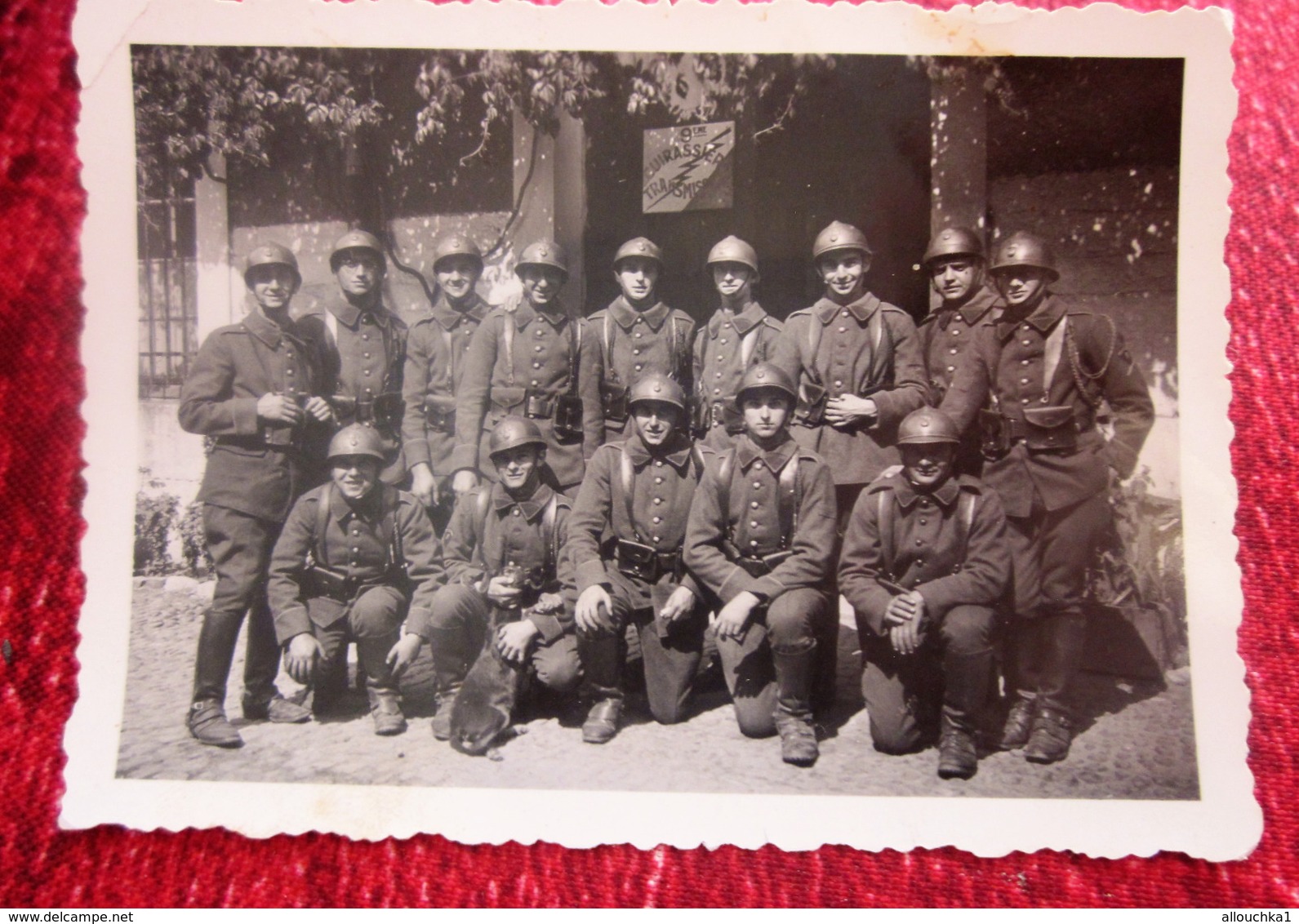 ☛Années(±) 1937 - Militaires 9é Régiment Cuirassiers Transmissions Photographie Photo Originale Photos Guerre,Militairia - Guerre, Militaire